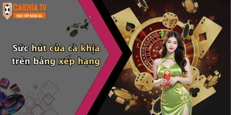 Sức hút của cà khịa trên bảng xếp hạng