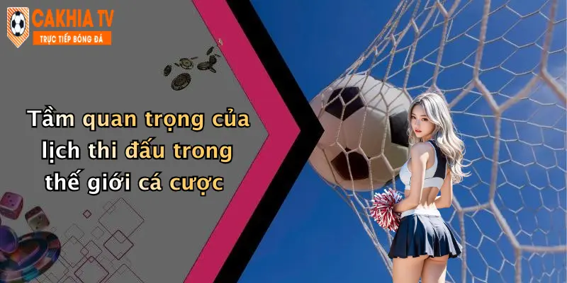 Tầm quan trọng của lịch thi đấu trong thế giới cá cược