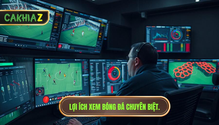 1. Lợi ích xem bóng đá chuyên biệt.