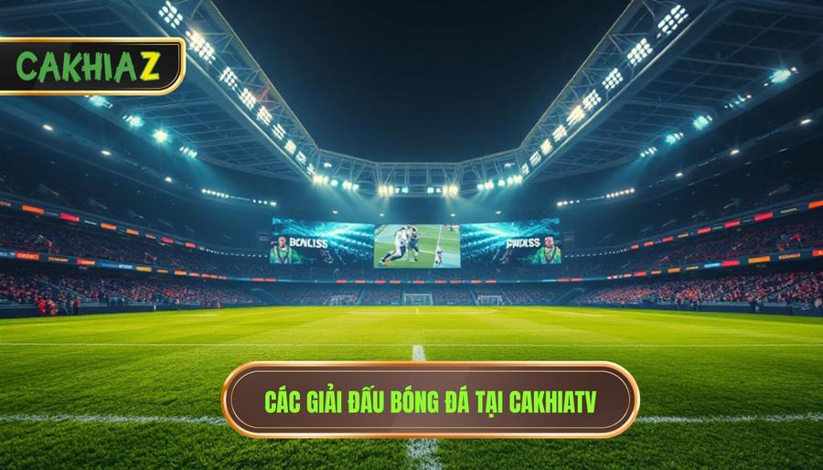 2. Các giải đấu bóng đá tại CakhiaTV