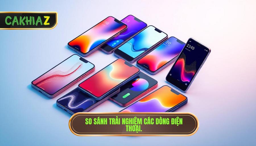 3. So sánh trải nghiệm các dòng điện thoại.