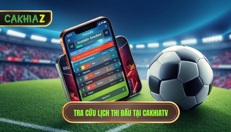 3. Tra cứu lịch thi đấu tại CakhiaTV